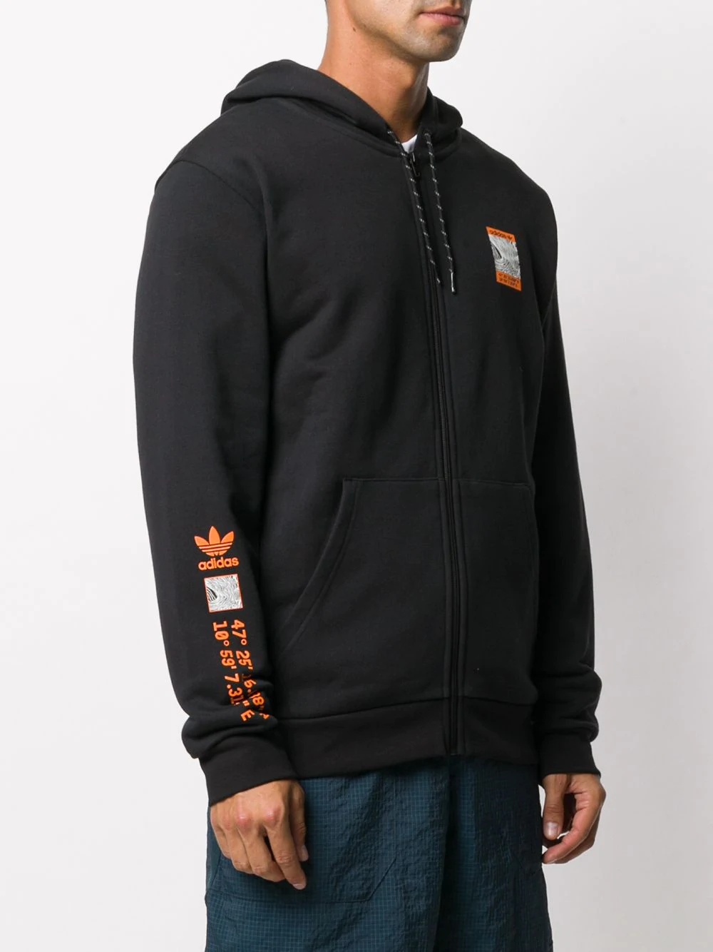 zip-up hoodie - 3