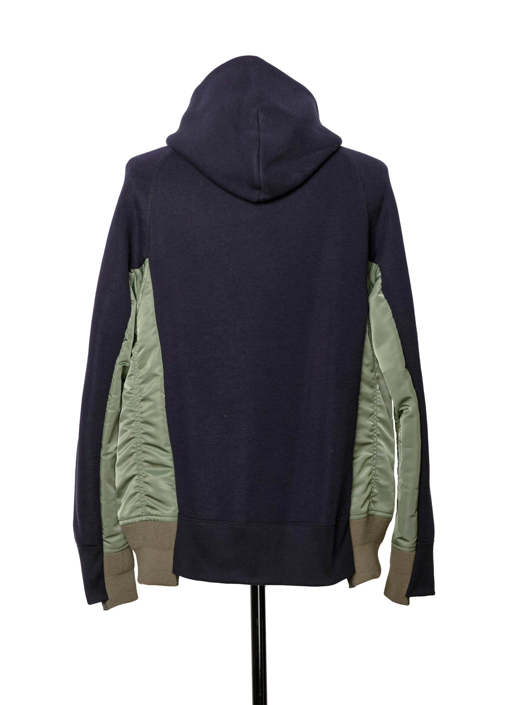 Sponge Sweat x Nylon Twill Hoodie - 3