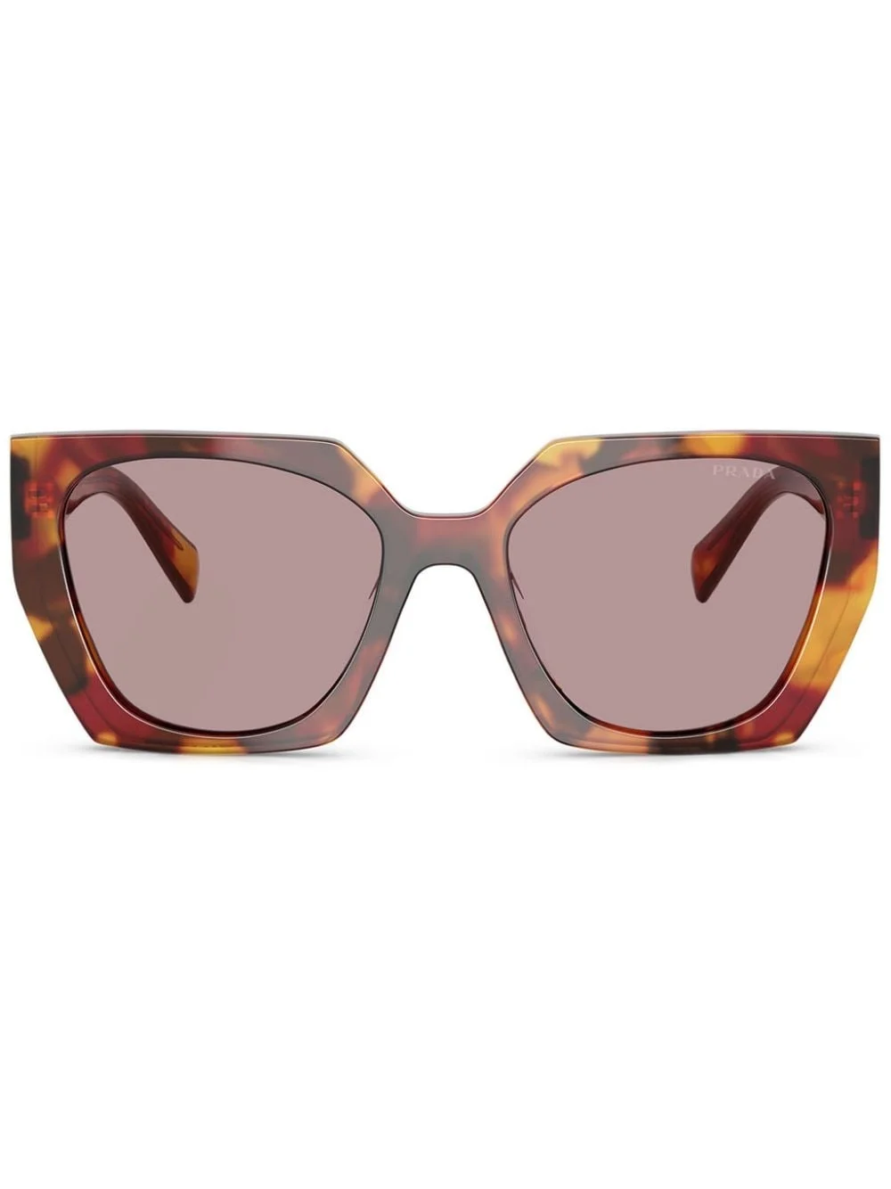 tortoiseshell-effect sunglasses - 1