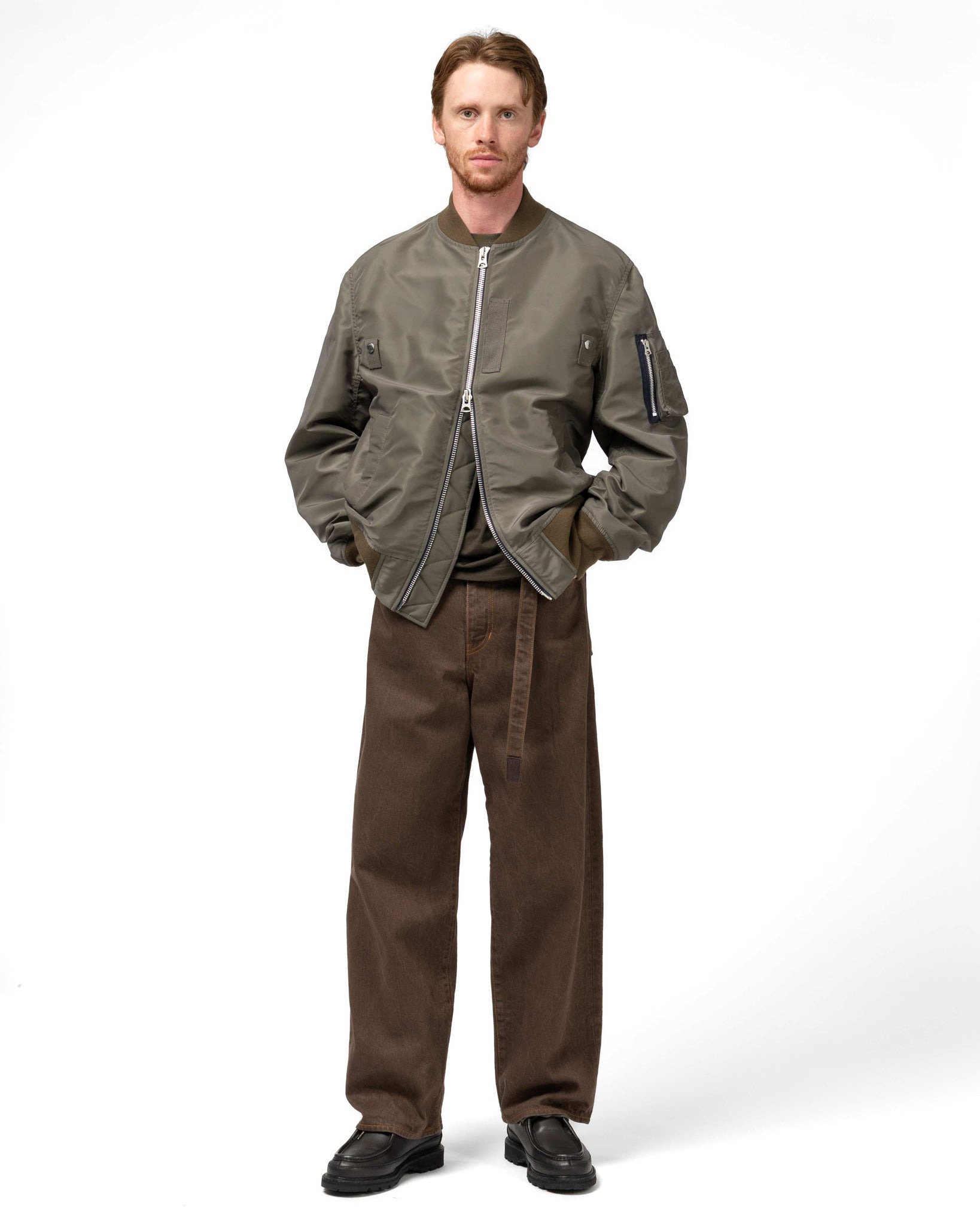 Denim Pants Brown - 2