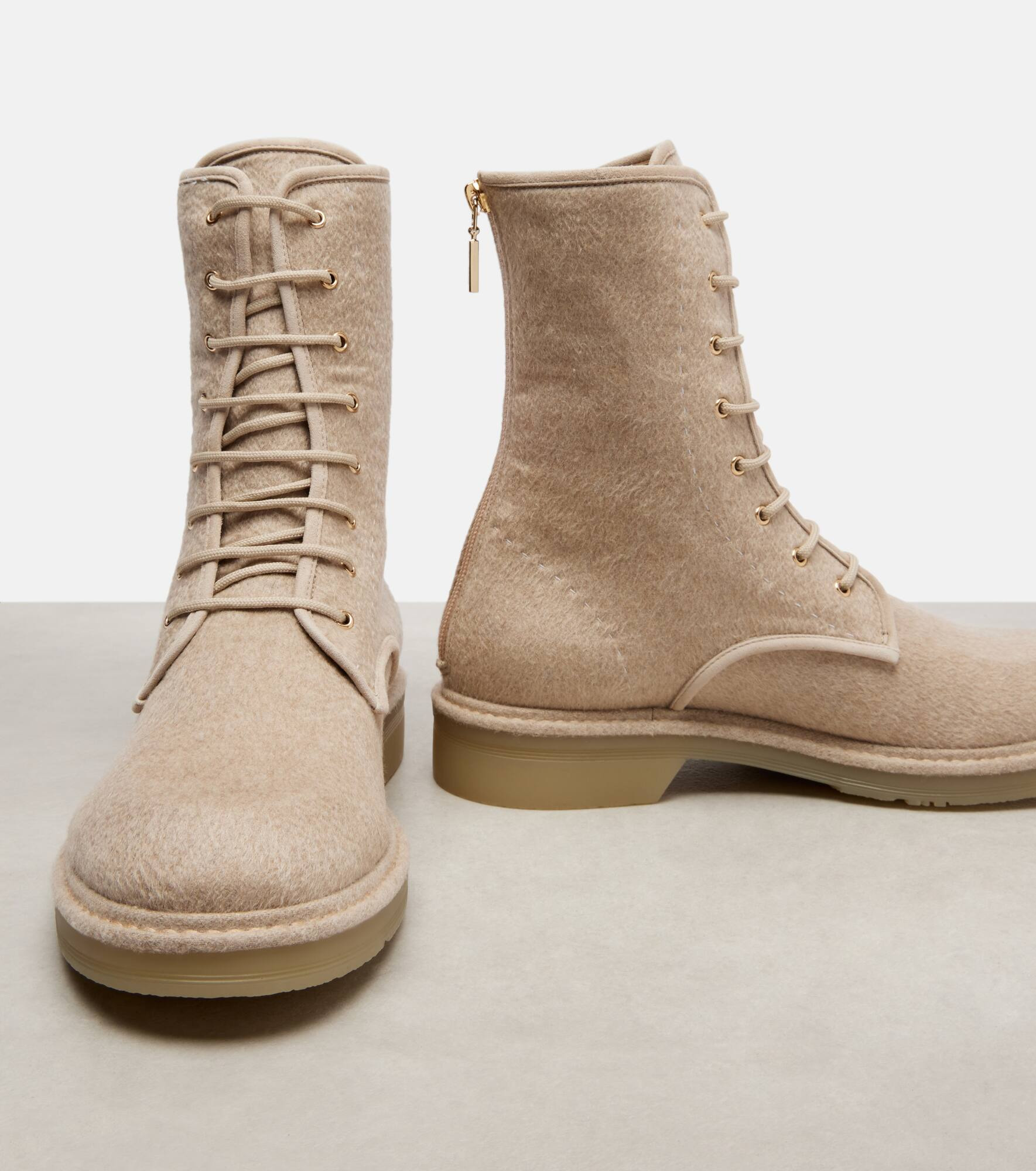 Baker cashmere combat boots - 5