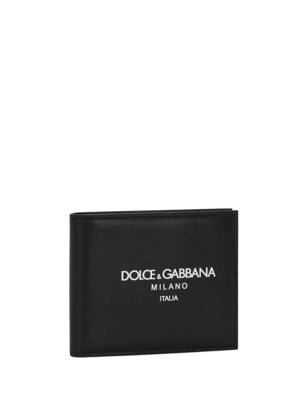 logo-print leather wallet - 3