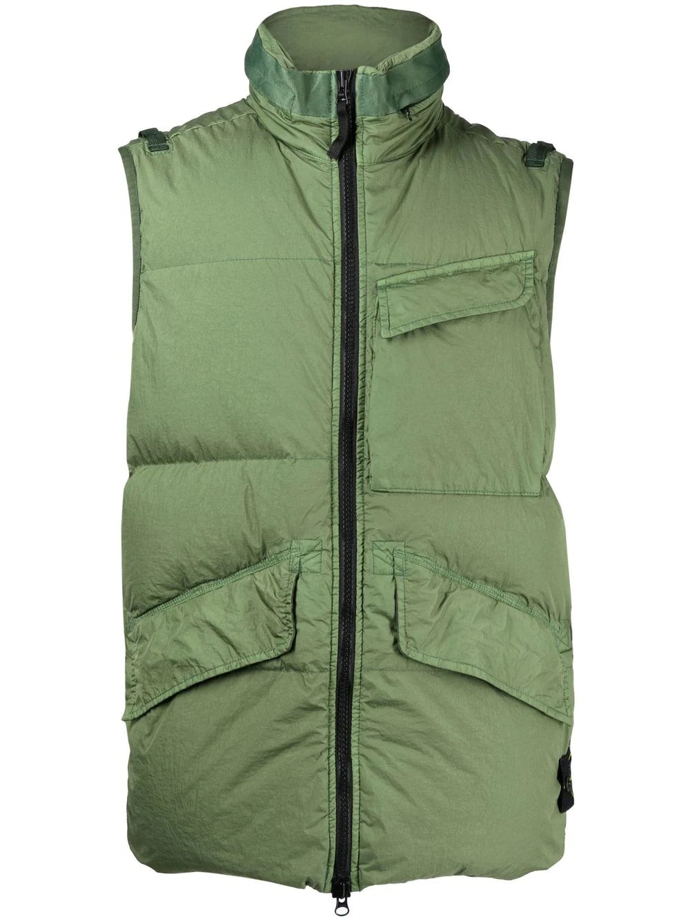 Compass-logo padded gilet - 1