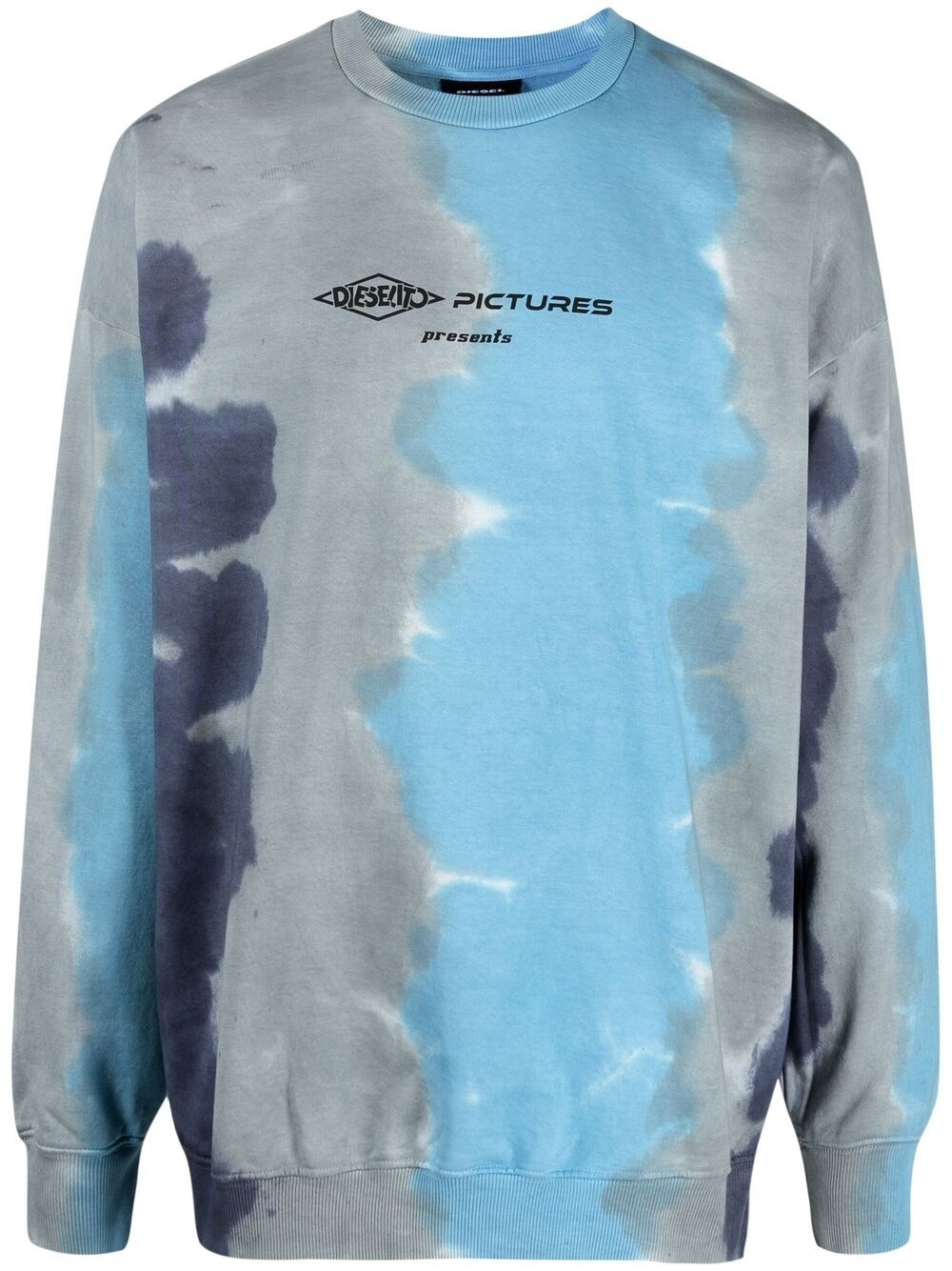 tie-dye logo sweatshirt - 1