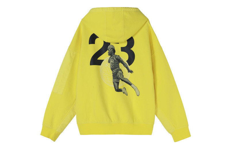Jordan Air Jordan 23 Engineered Casual Sports Hooded Knitted Printed Sweater For Men Yellow CV2768-731 outlook