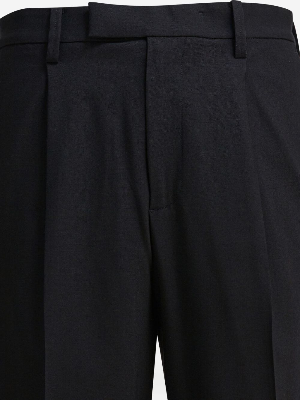 pleated-front trousers - 3