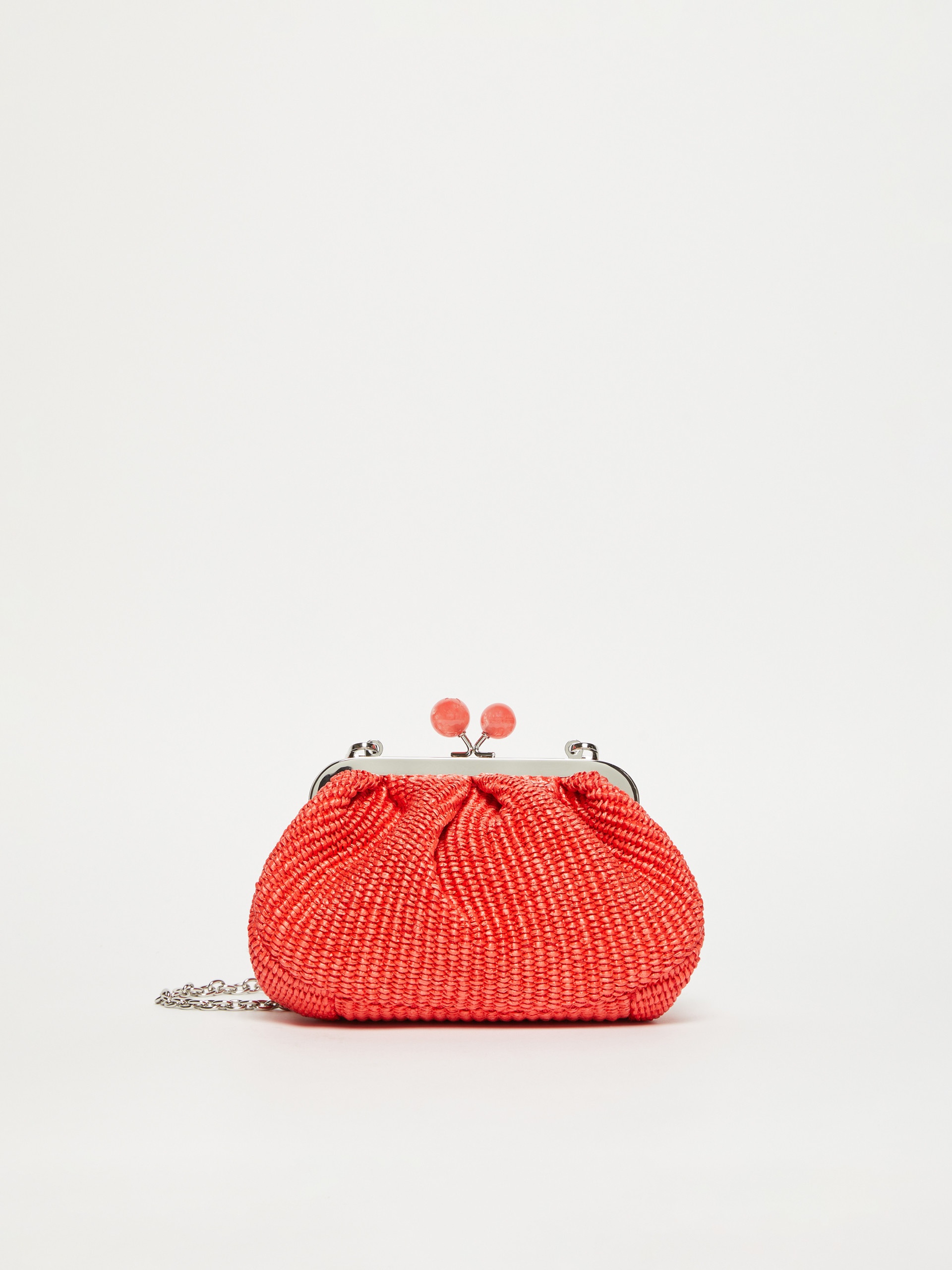 PALMAS Small raffia-effect Pasticcino Bag - 1