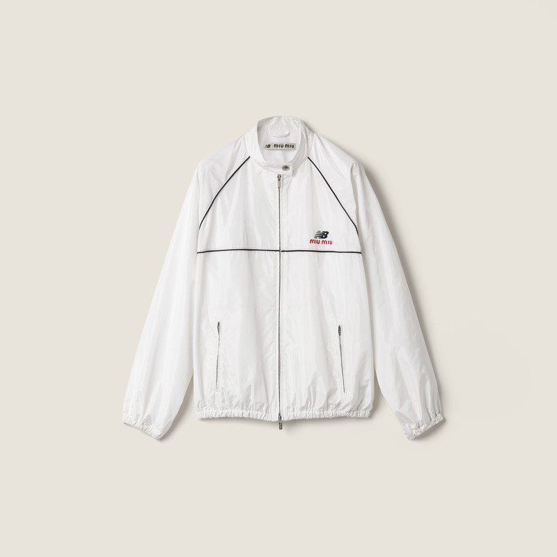 Technical poplin blouson jacket 1