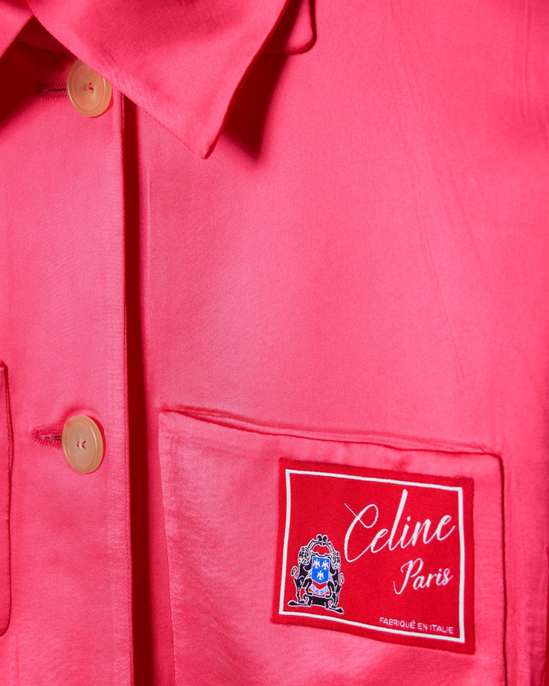 FLAT CHORE JACKET IN SATIN 4