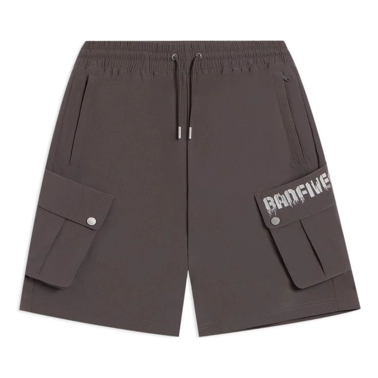 Li-Ning BadFive Graphic Pocket Shorts 'Taupe' AKSS603-3 - 1