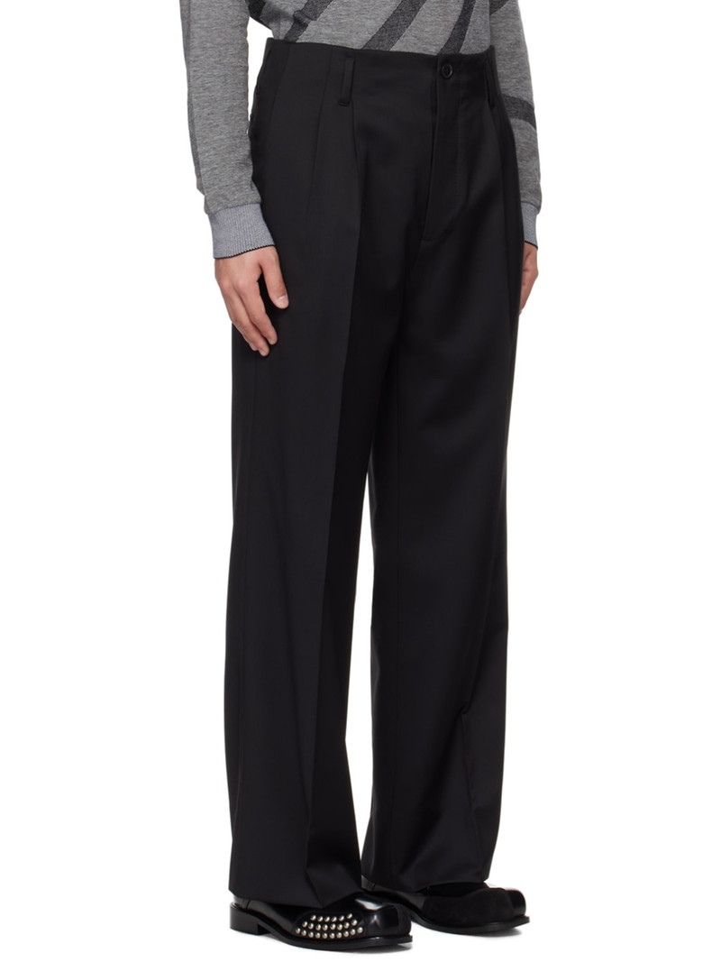 Vivienne Westwood Black Creased Trousers outlook