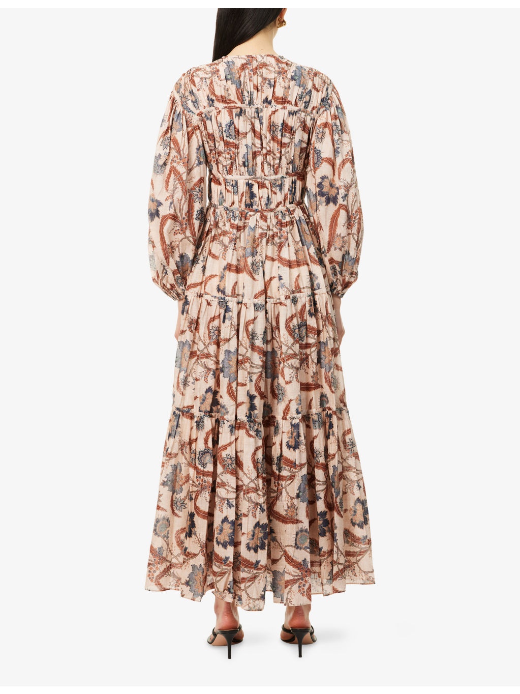 Ascension Floral-Print Cotton Maxi Dress - 4