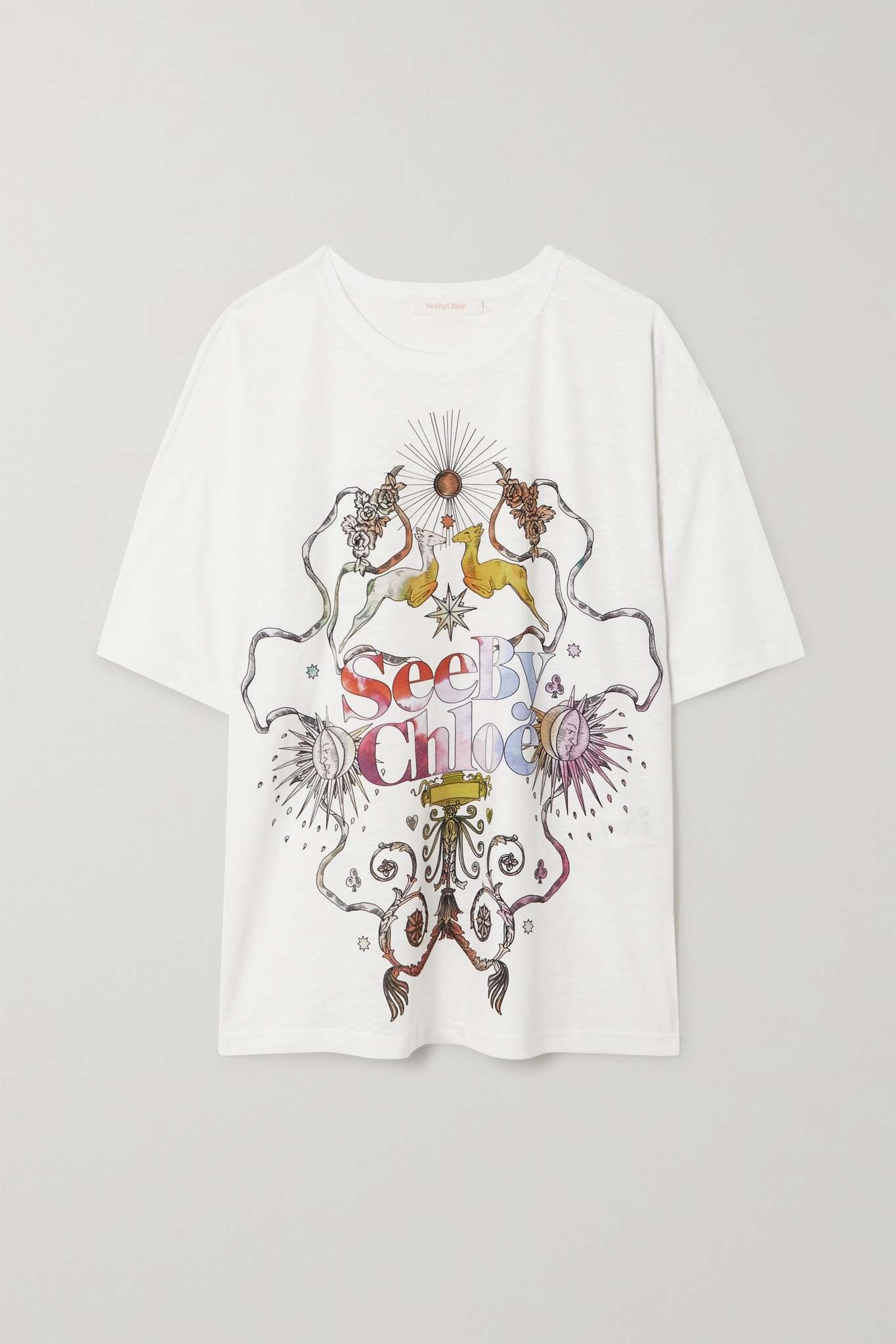 Lovers printed cotton-jersey T-shirt - 1