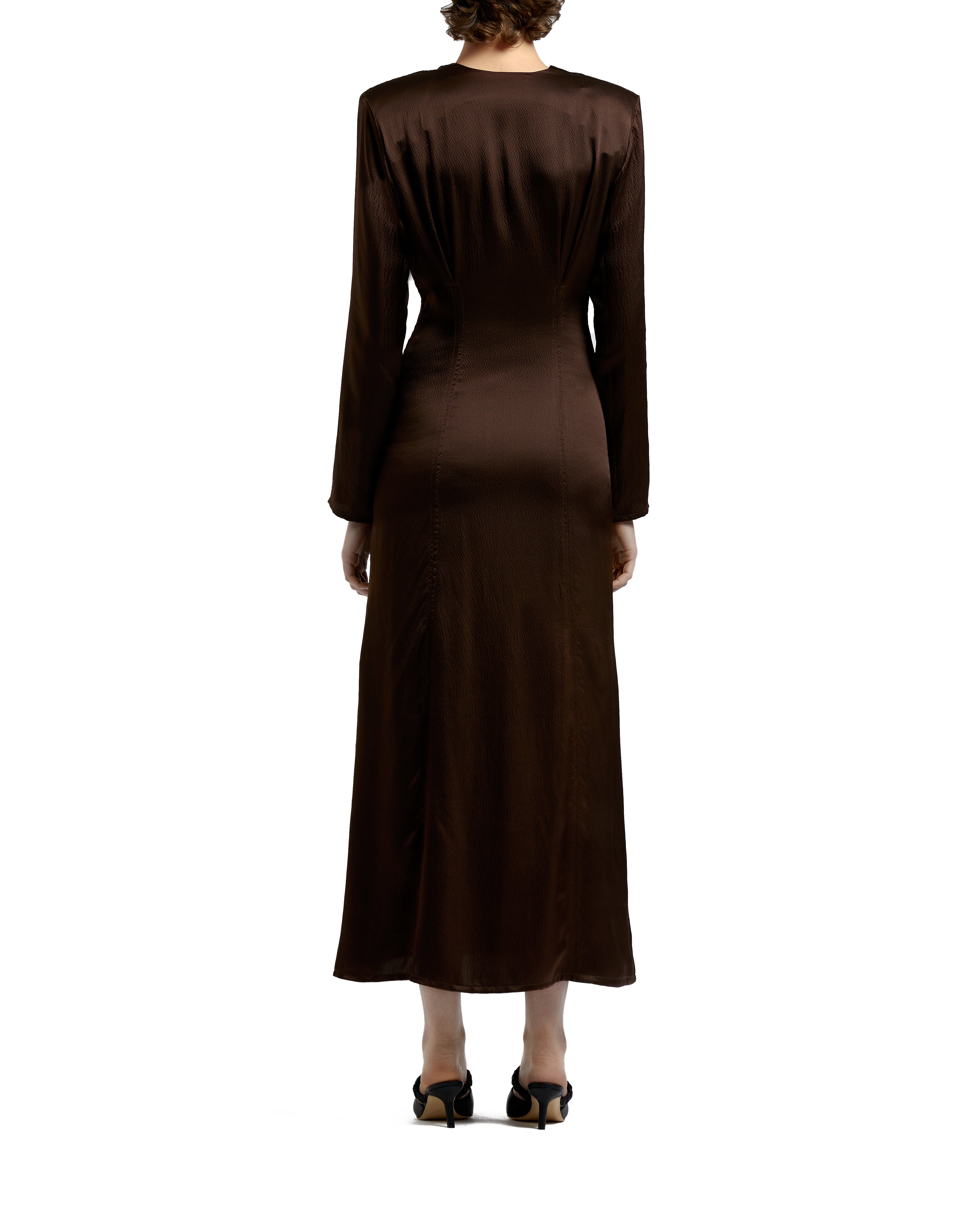 Evening Dress Brown - 3