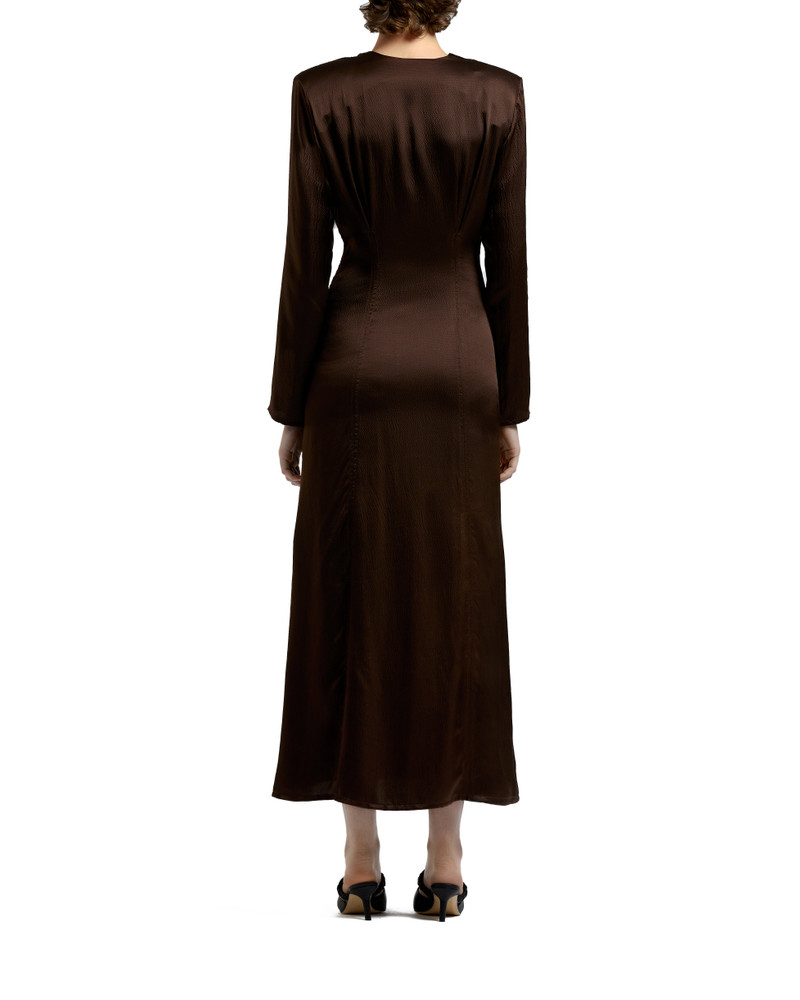 Evening Dress Brown 3