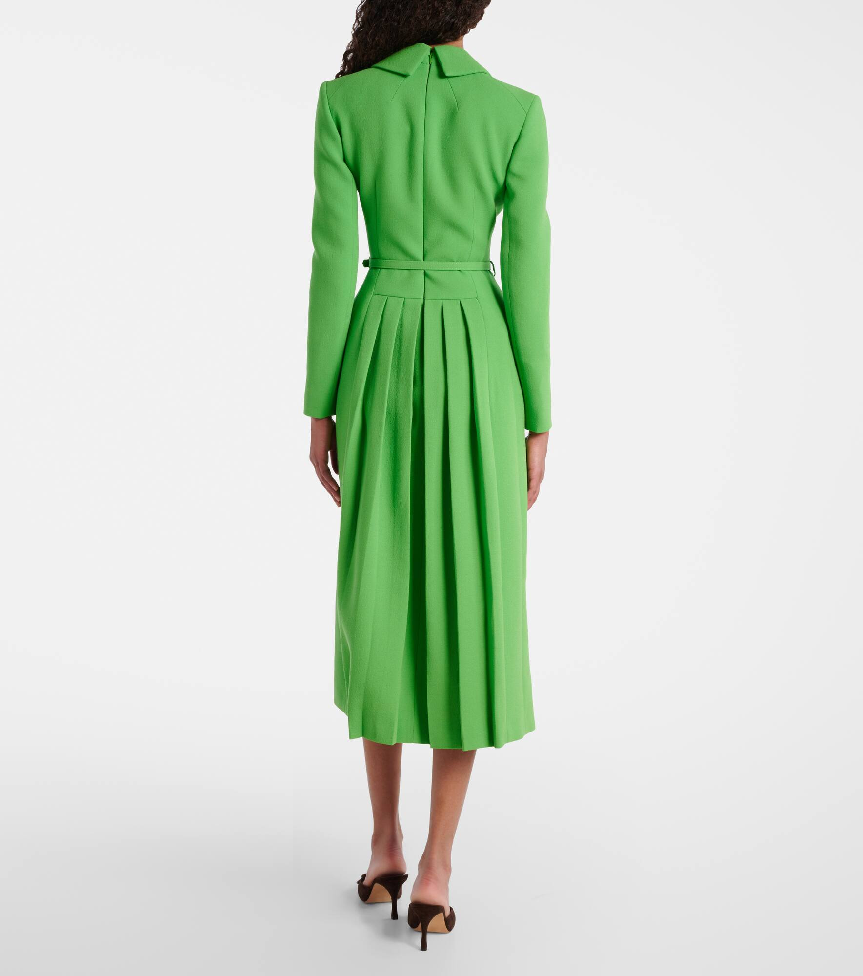Kalonice wool crêpe midi dress - 3