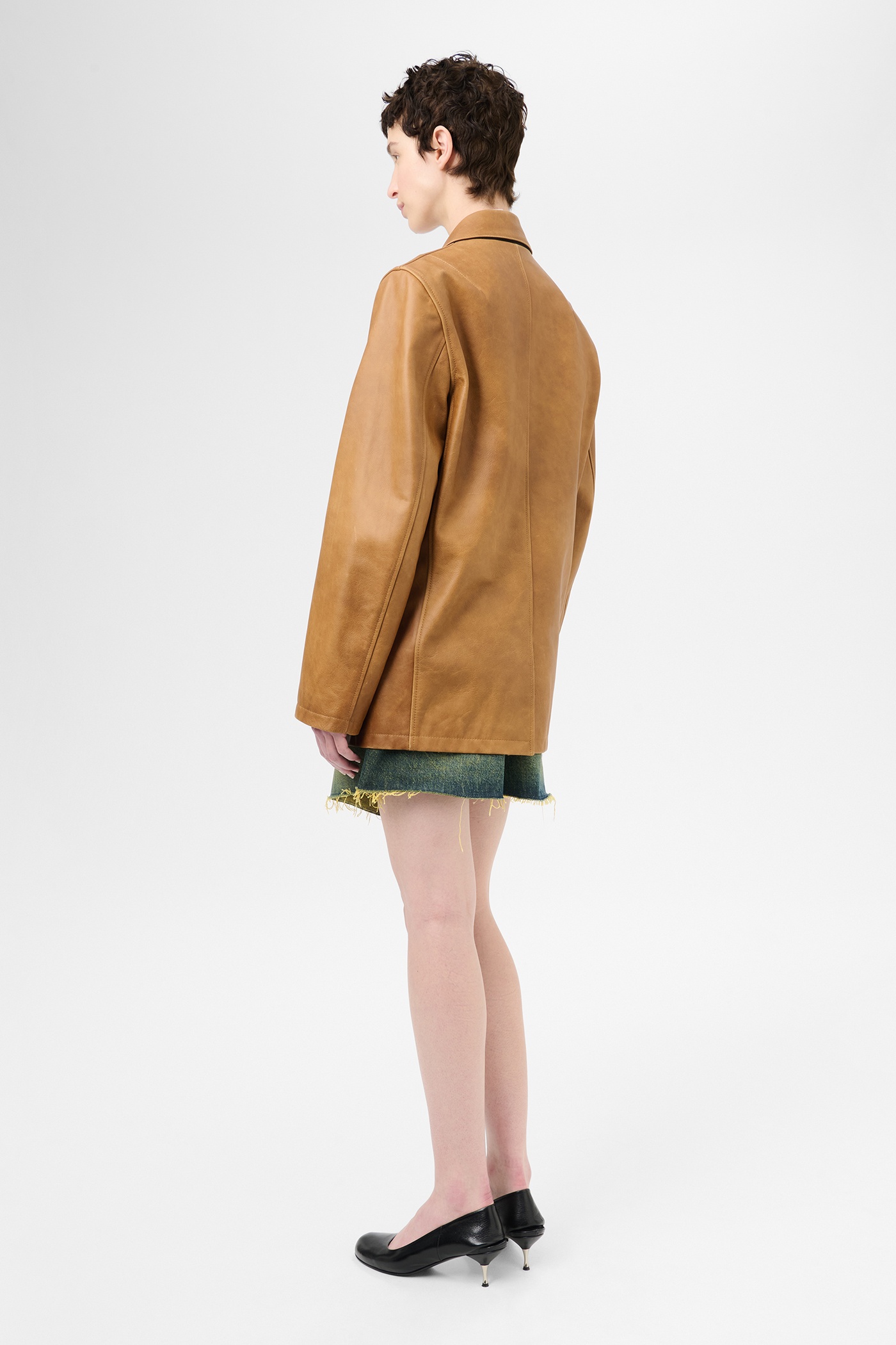 Opening Blazer Burnt Sugar Leather - 6