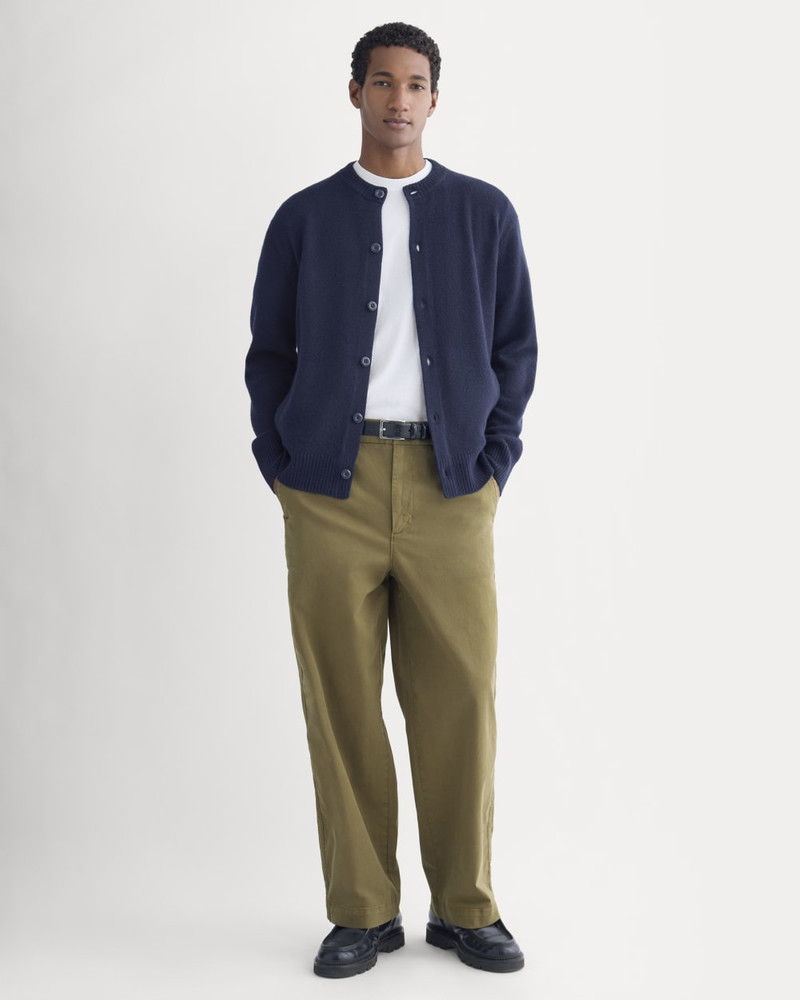 LUXE MERINO CREW CARDIGAN 3