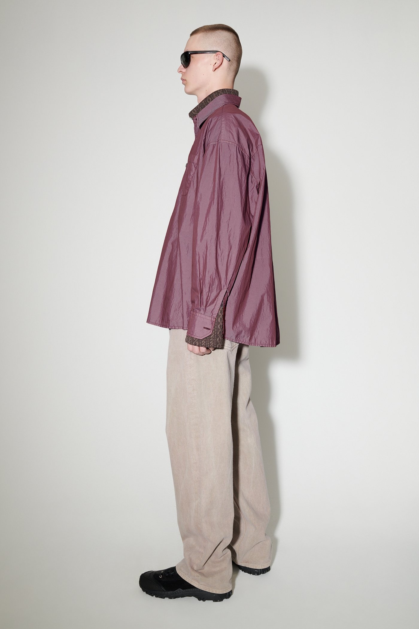Borrowed Shirt Raspberry Parachute Poplin - 2