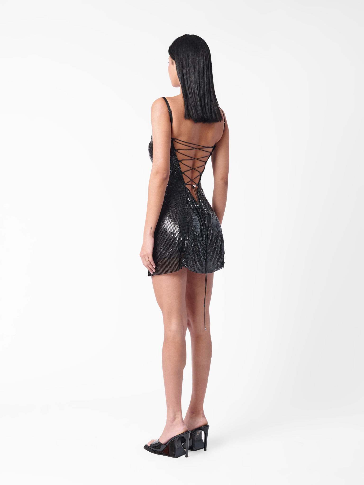 SELENA MINI DRESS BLACK - 6