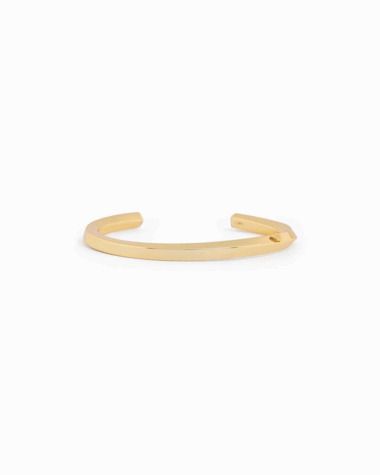 GOLD-TONE BRASS BANGLE BRACELET - 1