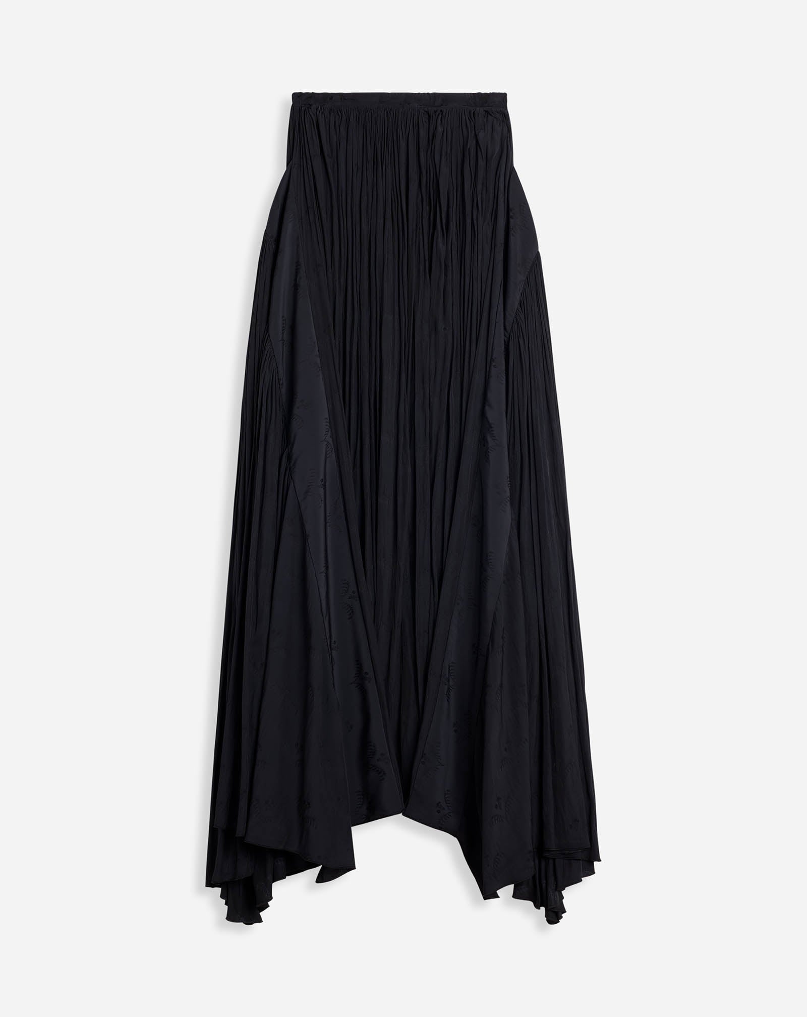 LONG PLEATED SKIRT - 1