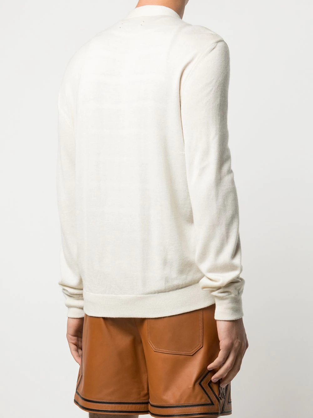 buttoned-up cashmere cardigan - 4