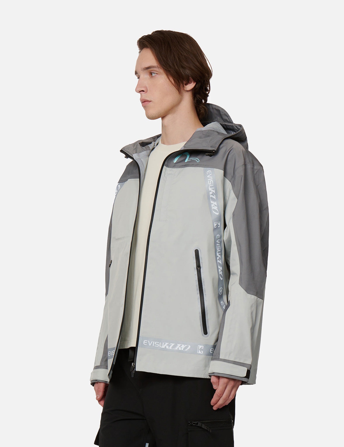 Logo Tape Padded Windbreaker Jacket - 7
