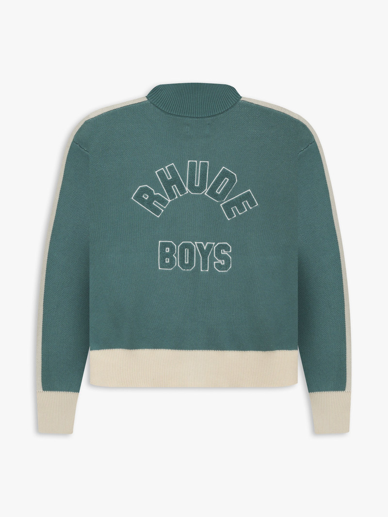 Rhude RHUDE BOYS KNIT TRACK JACKET outlook