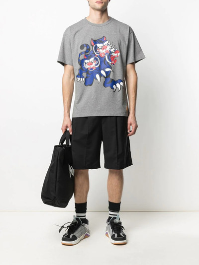 KENZO tiger-print cotton T-shirt outlook