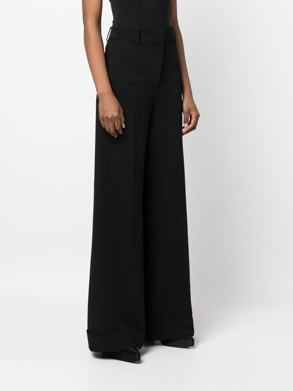 mid-rise palazzo pant - 3