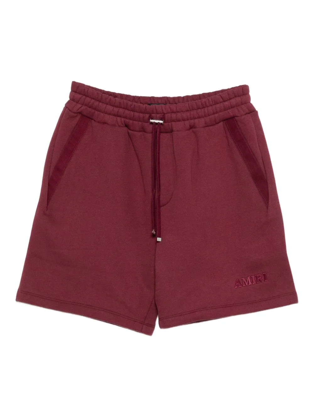 drawstring logo-embroidery track shorts - 1