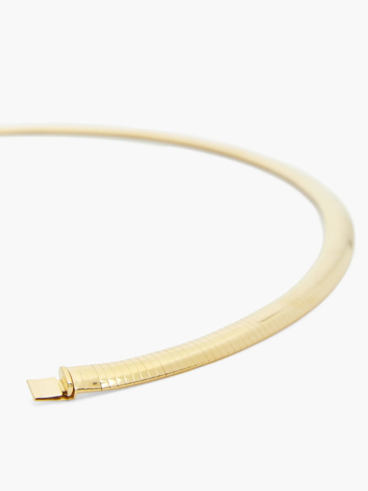 1930 18kt gold-vermeil collar necklace - 4