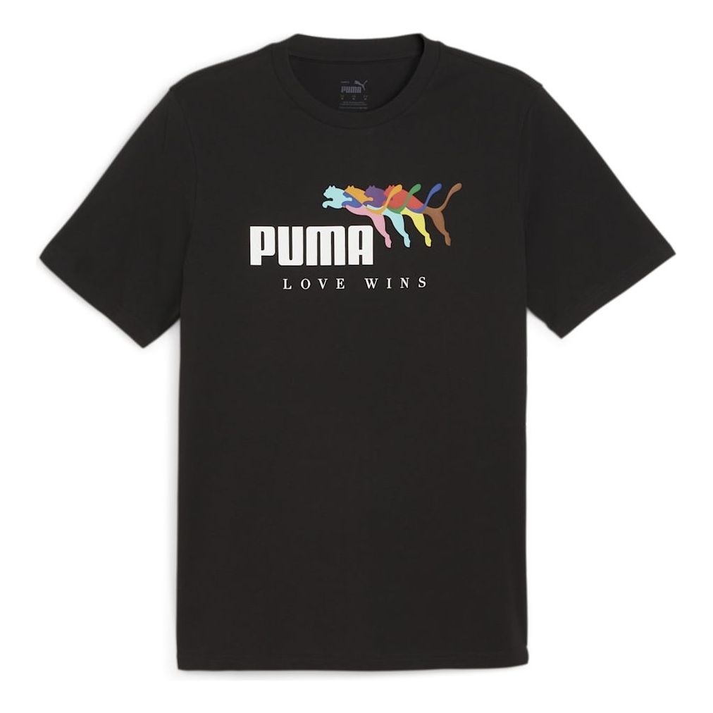 PUMA Ess+ Love Wins T-Shirt 'Black' 680000-01 - 1