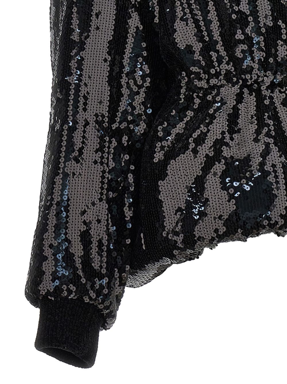 sequinned bomber jacket - 5