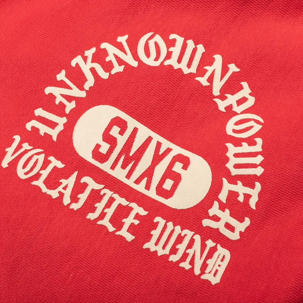 UNKNOWN POWER SWEATPANTS - RED - 4