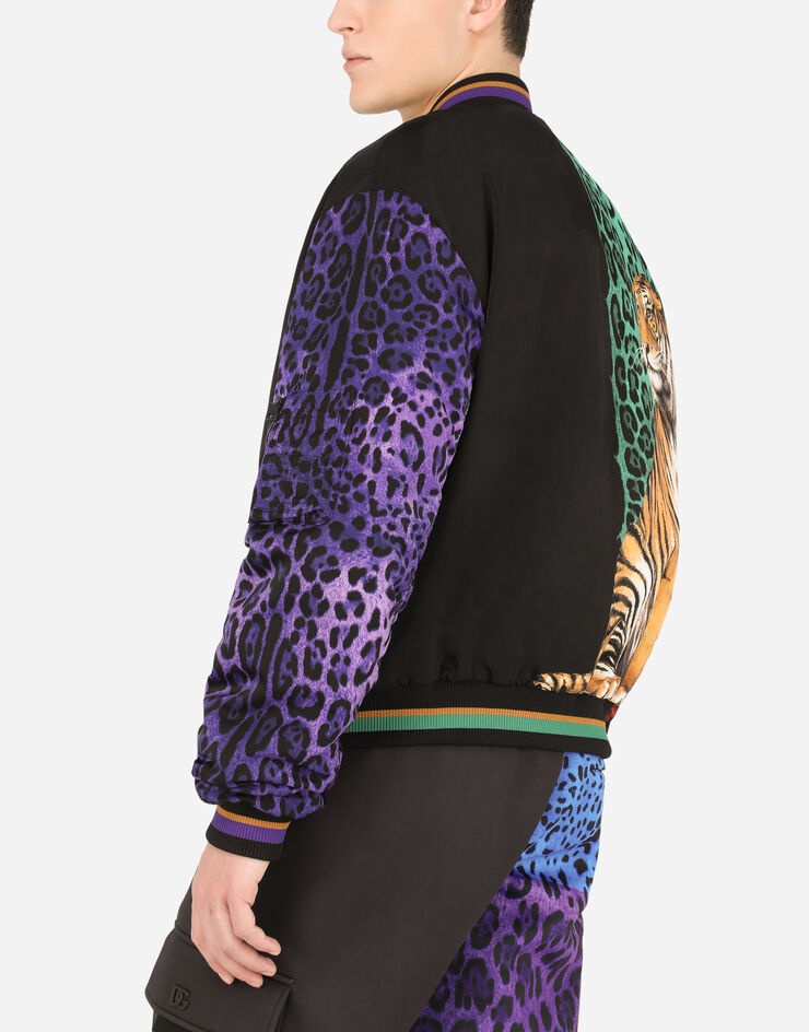 Cordura jacket with tiger print - 5