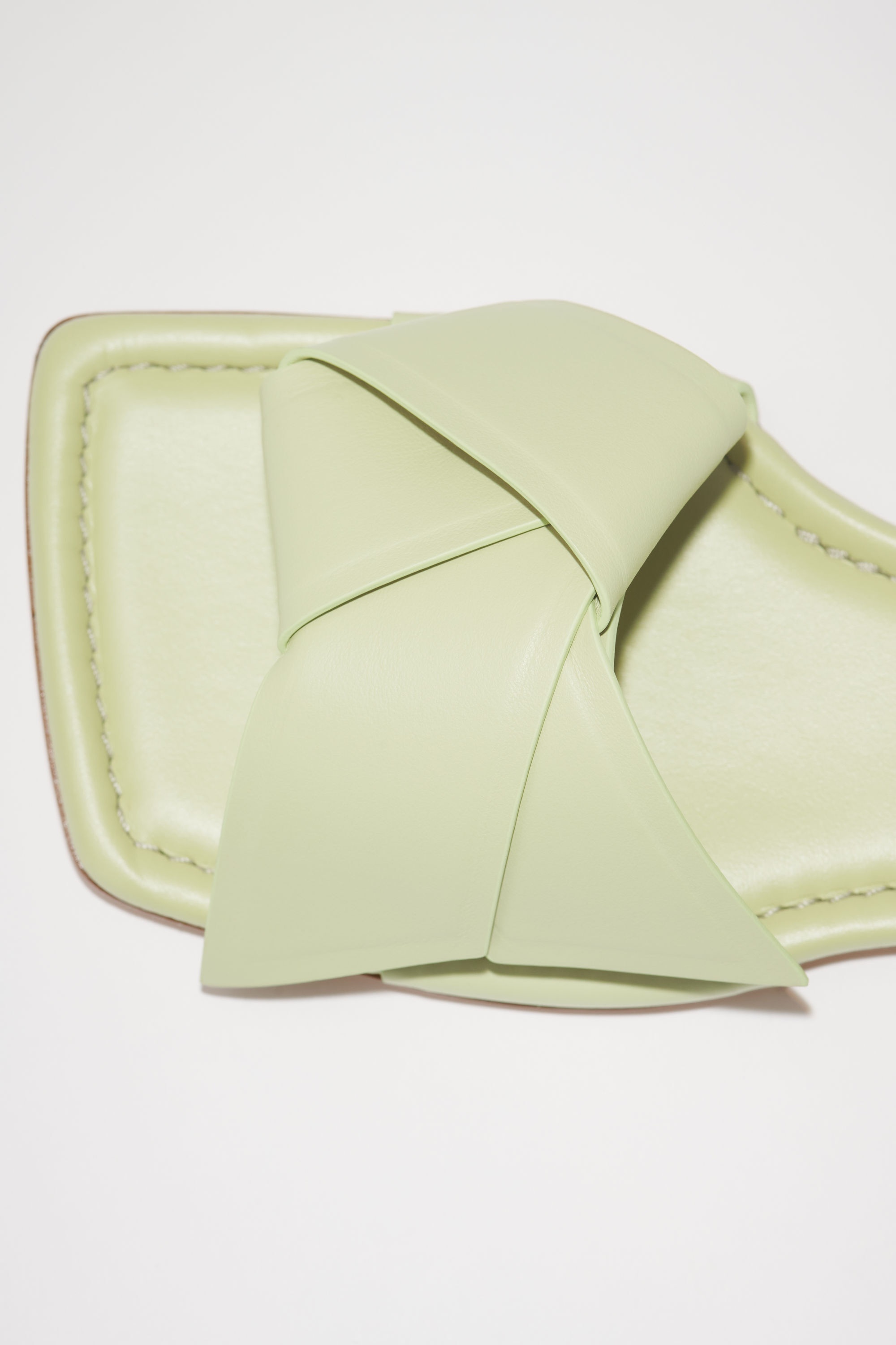 Musubi leather sandal - Dusty green - 6