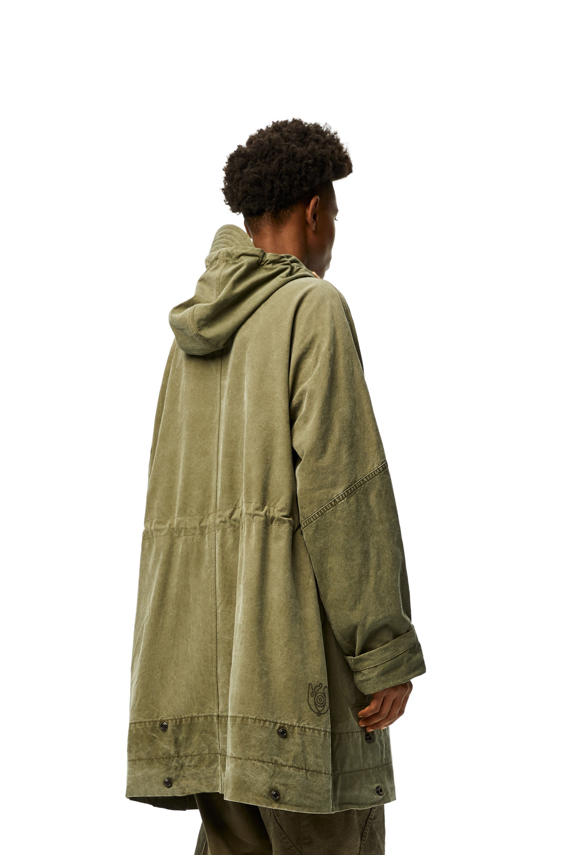 Military tent parka in cotton - 4