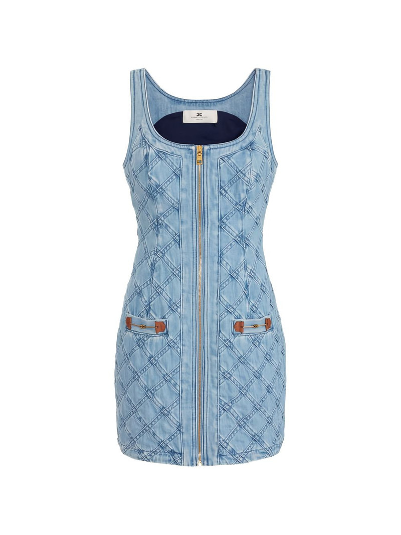 diamond texture mini dress 1