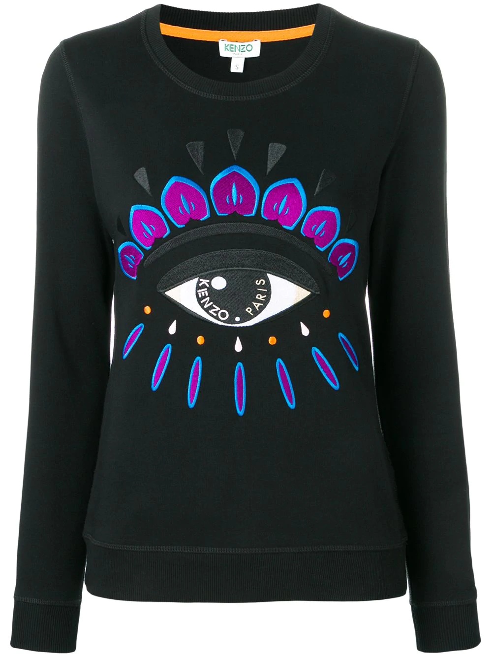 Evil Eye embroidered sweatshirt - 1