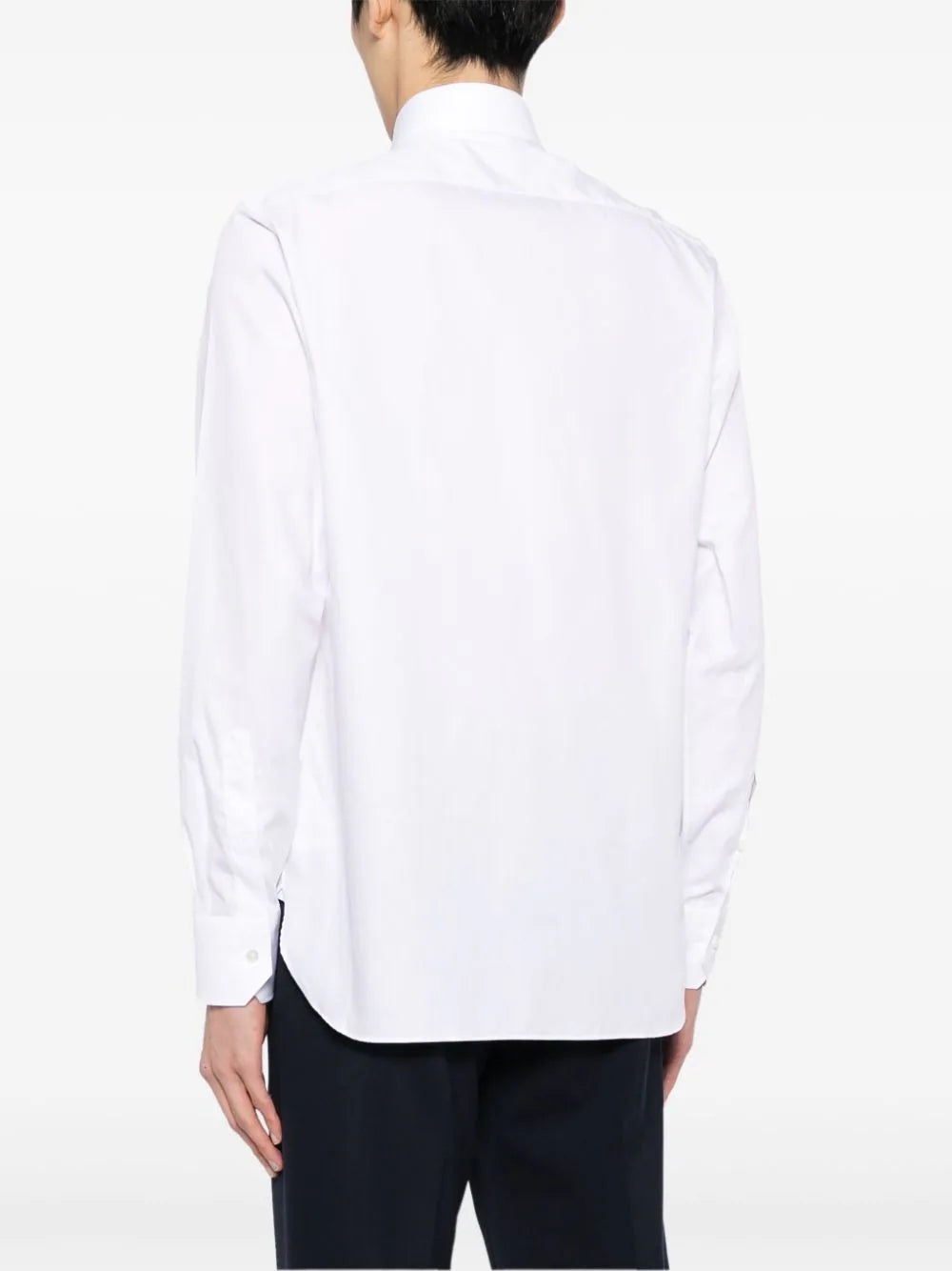 SPREAD-COLLAR COTTON SHIRT - 4