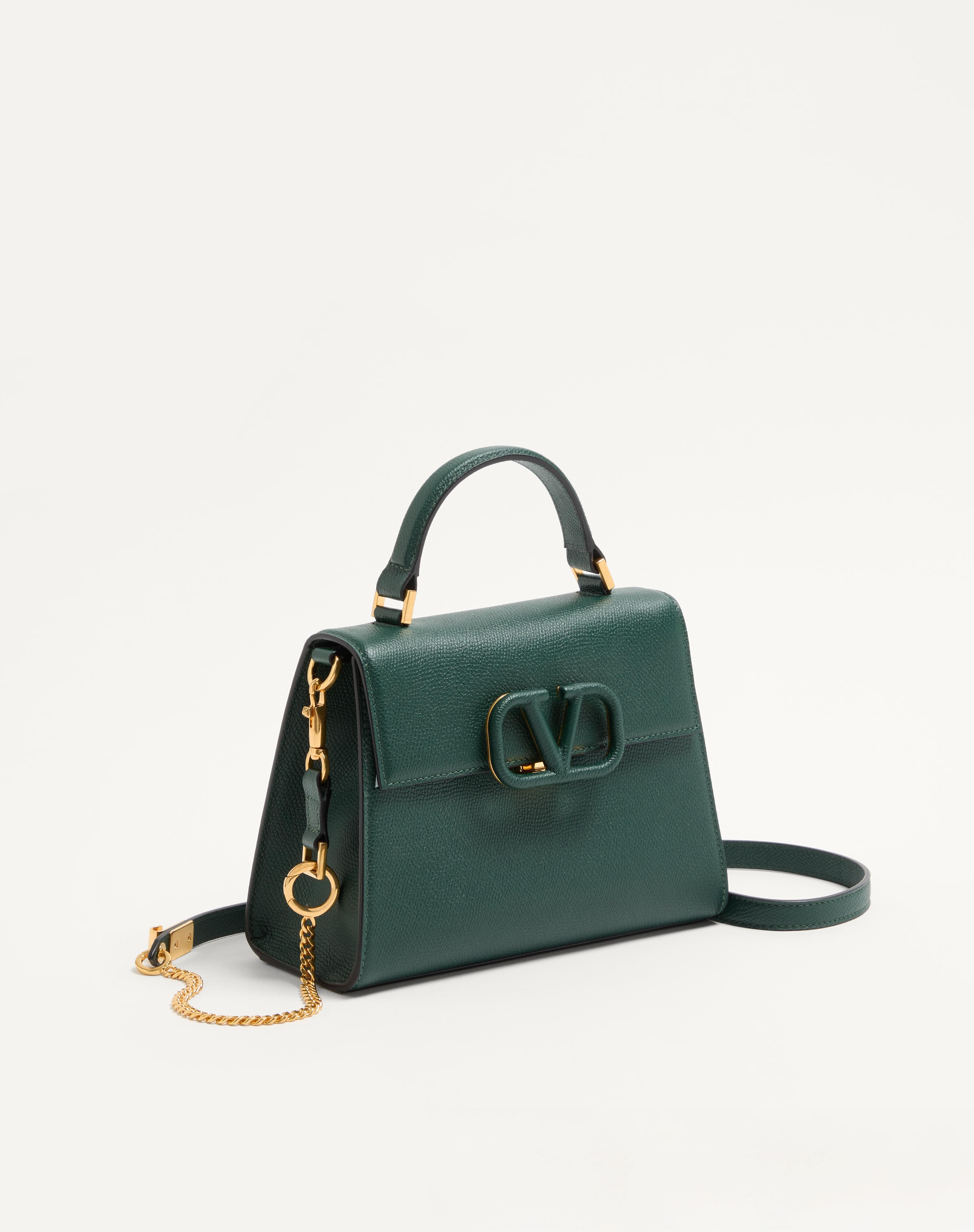 SMALL VSLING GRAINY CALFSKIN HANDBAG - 3