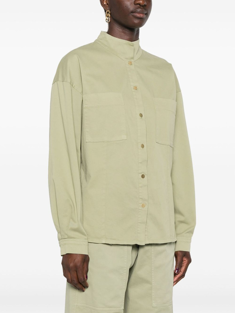 long-sleeve cotton blend shirt 3