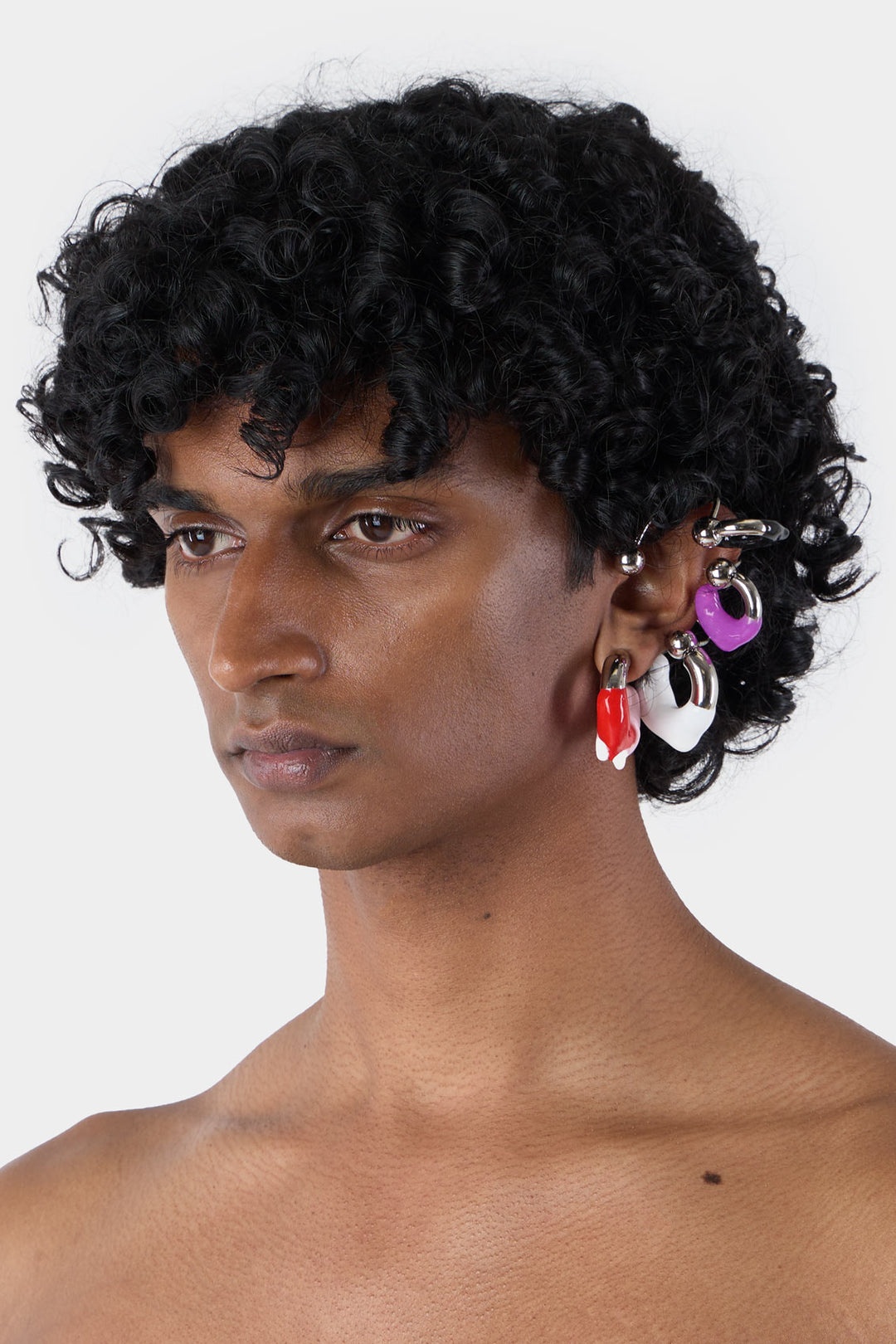 EARPLUG EARRING / silver - 3