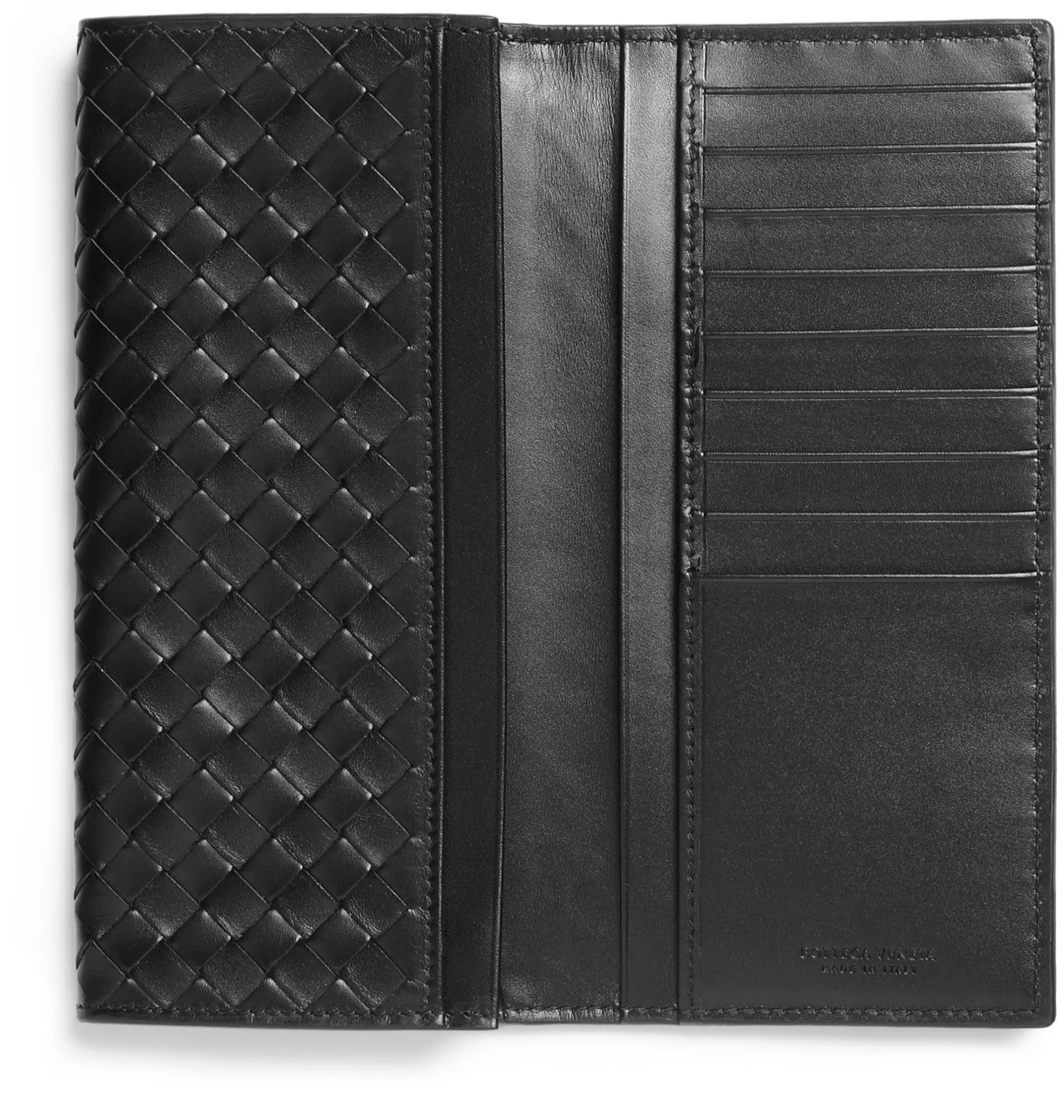 Intrecciato Leather Travel Wallet - 2