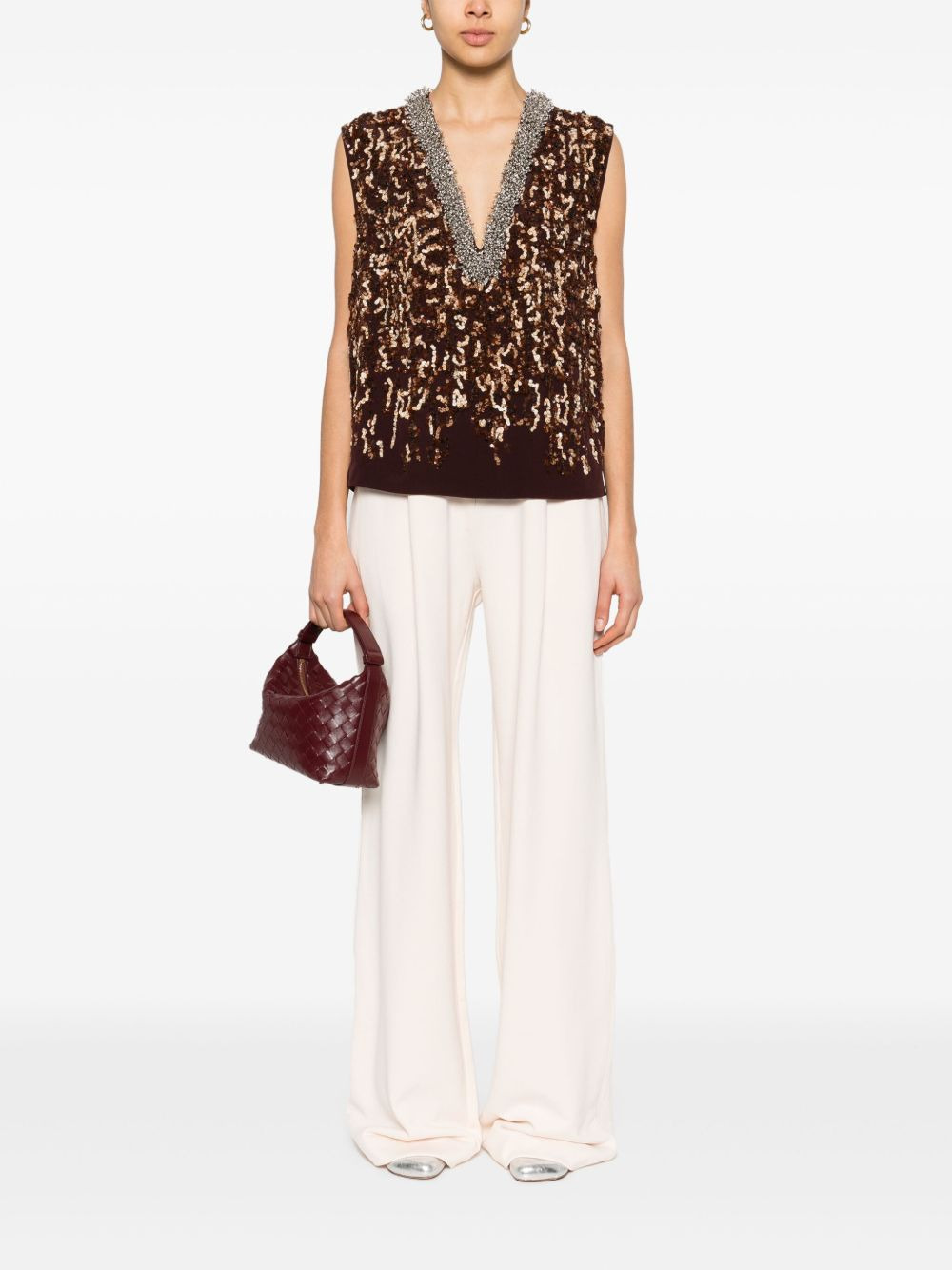Dries Van Noten Women Hartia Cotton Trousers - 5