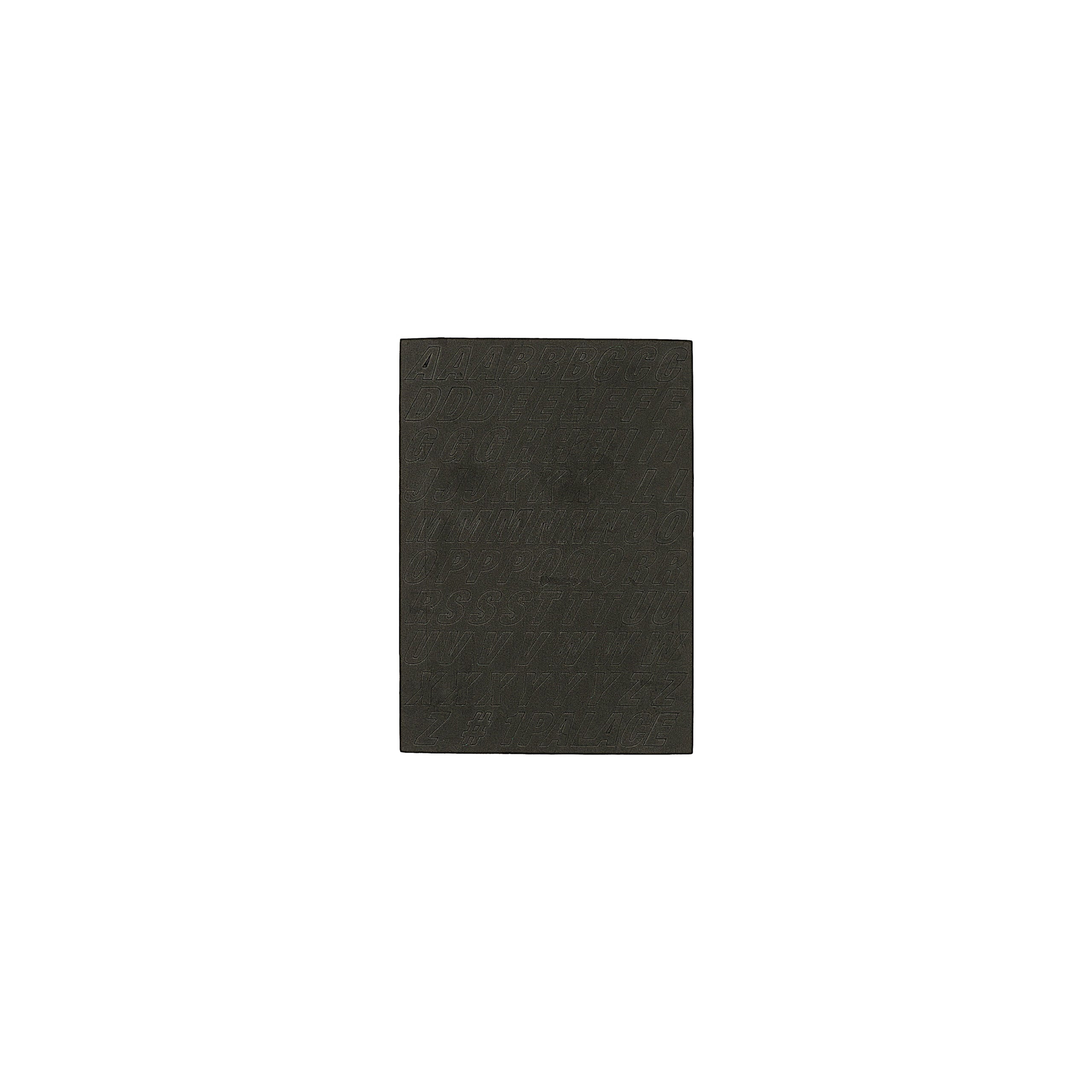 PALACE ALPHABET FRIDGE MAGNETS BLACK - 3