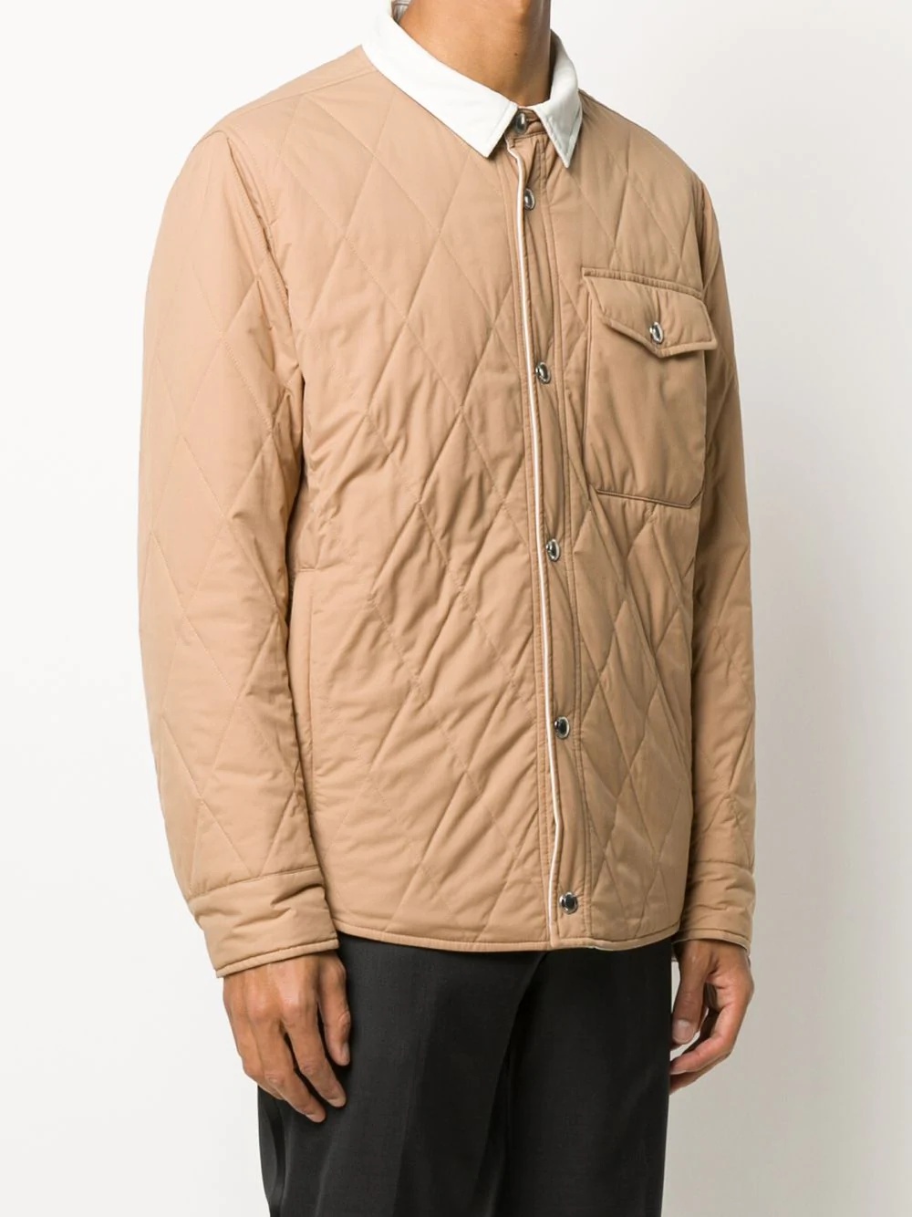 reversible water-resistant shirt jacket  - 4