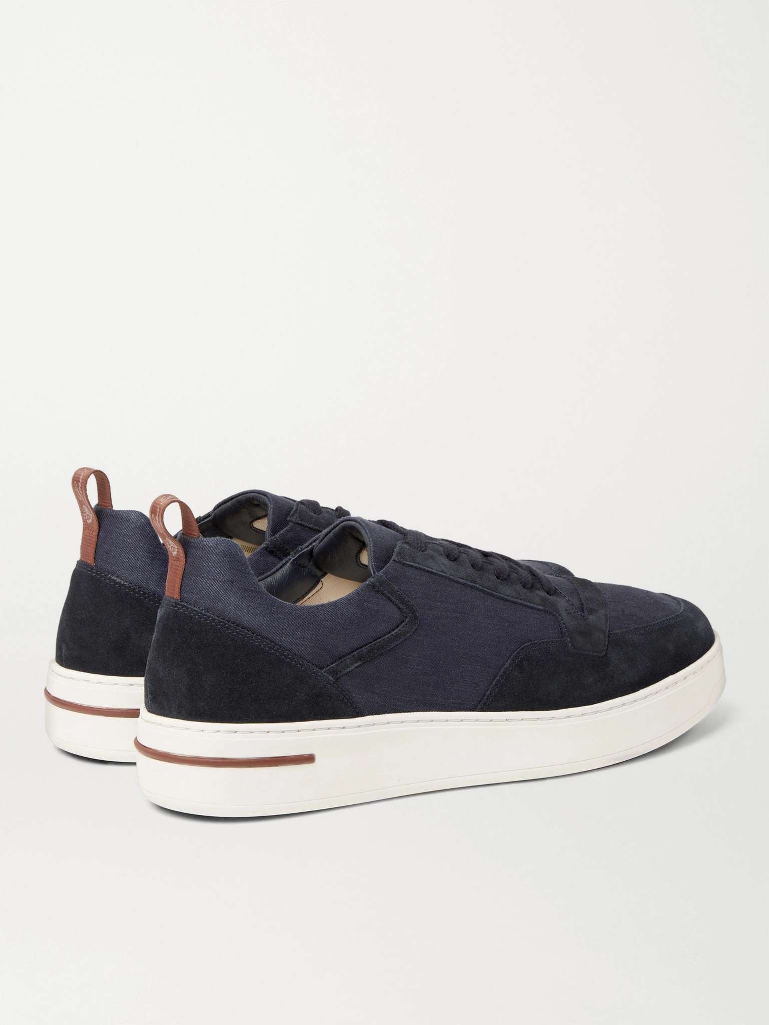 Newport Walk Suede and Mesh Sneakers - 5